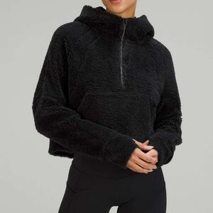 Lululemon Scuba  Black Fleece Pullover